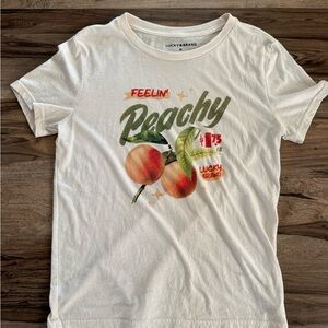 Lucky Brand Cream Graphic Tee